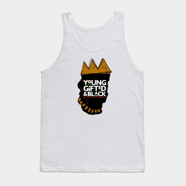 Young Black and Gifted Tank Top by Juba Art